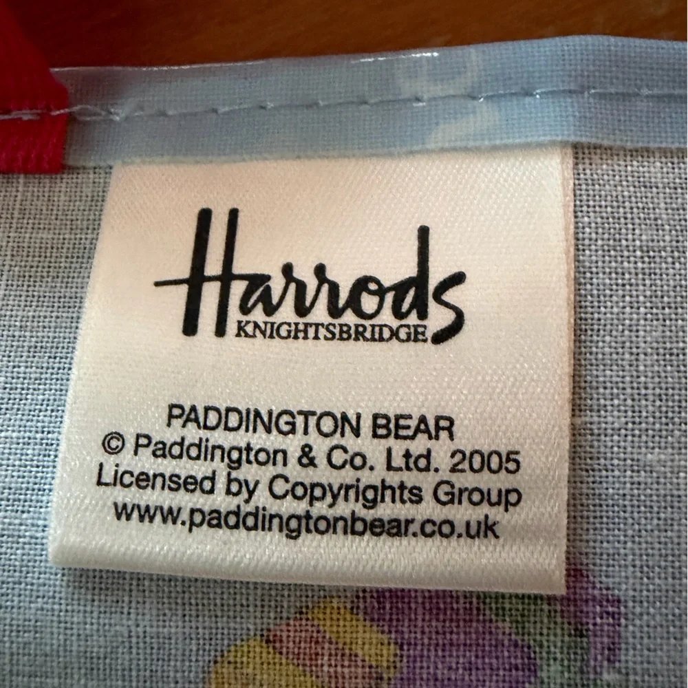 Vintage Harrods Paddington Bear Young Kids Apron - Picture 2 of 3